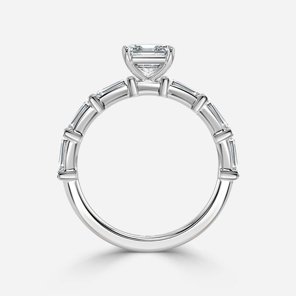 Nhẫn đính hôn kim cương Kate Asscher