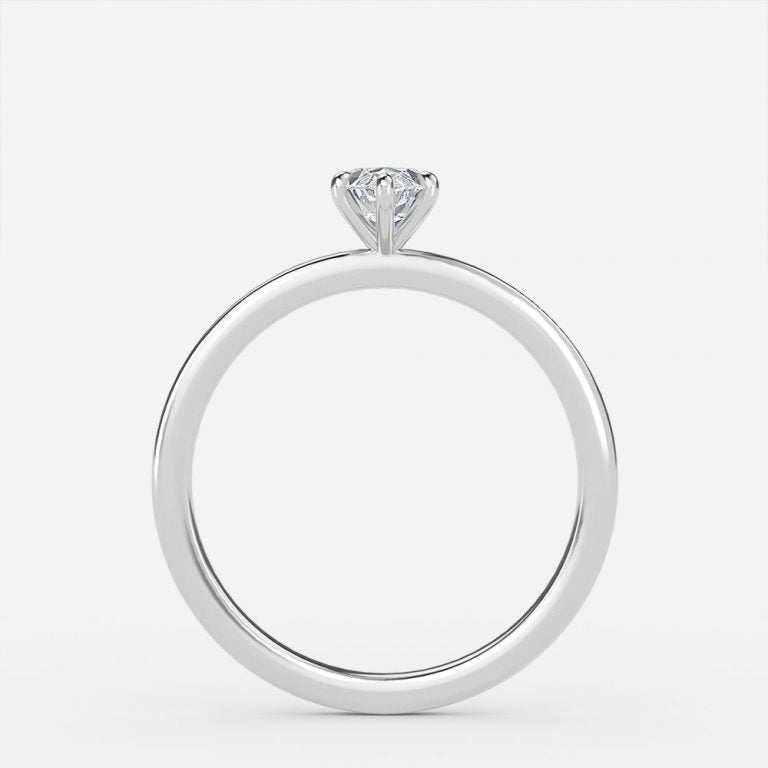 Nhẫn đính hôn kim cương nhân tạo Jiani Marquise Solitaire