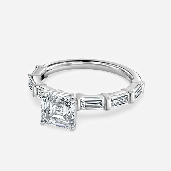 Nhẫn đính hôn kim cương Kate Asscher