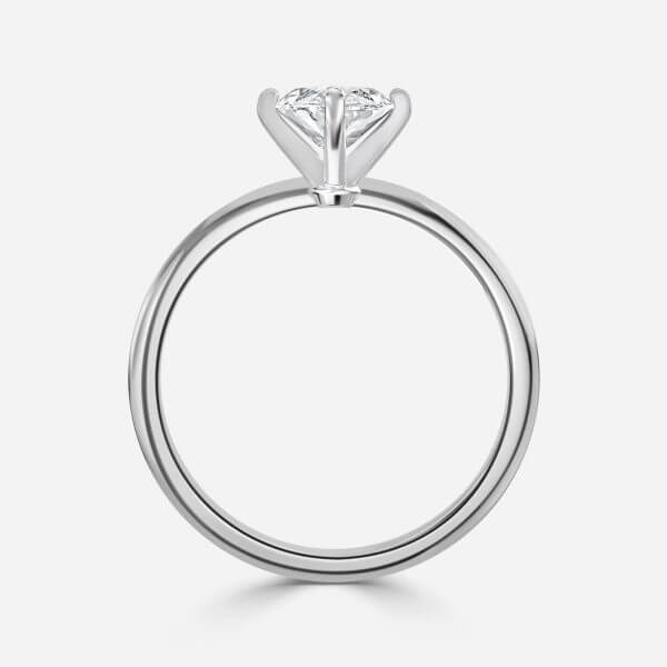 Nhẫn đính hôn kim cương nhân tạo Alika Marquise Solitaire
