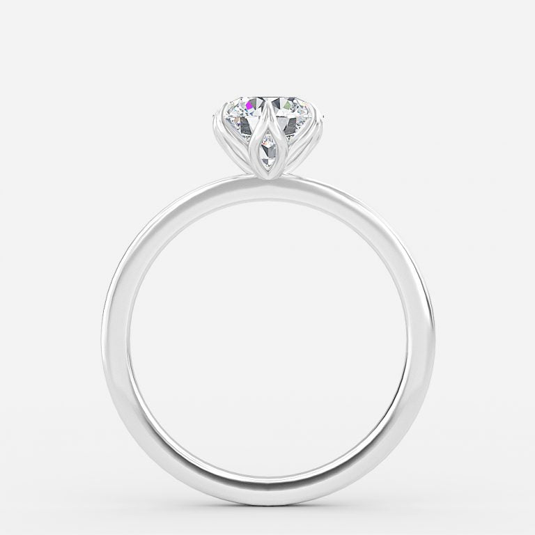 Galadriel Round Lab Grown Diamond Solitaire Engagement Ring