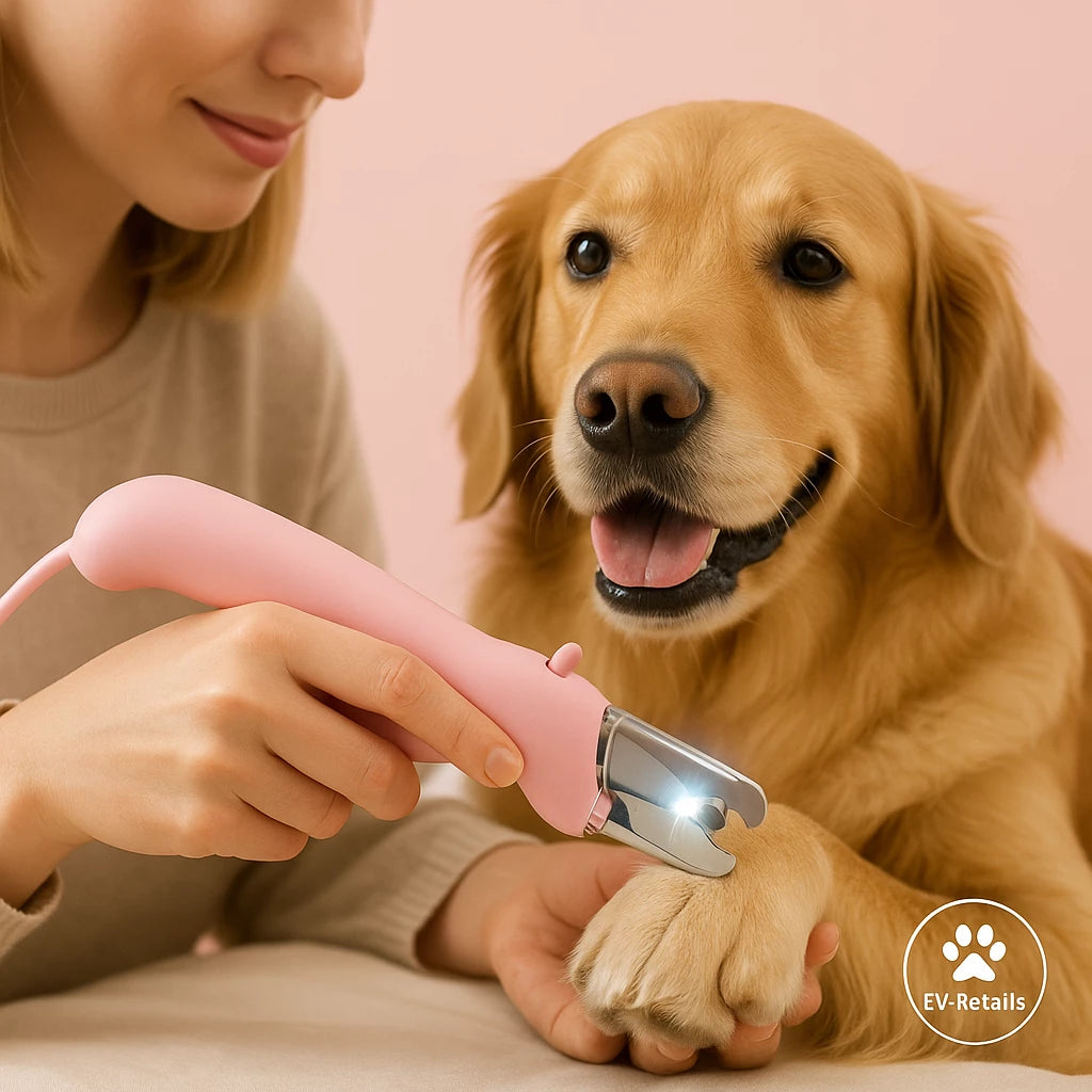 2 In 1 Pet Nail Clippers With Led Light Dog Cat Special Blood Line Scissors Multifunction Animals Paw Nail Trimmer Pet Supplies