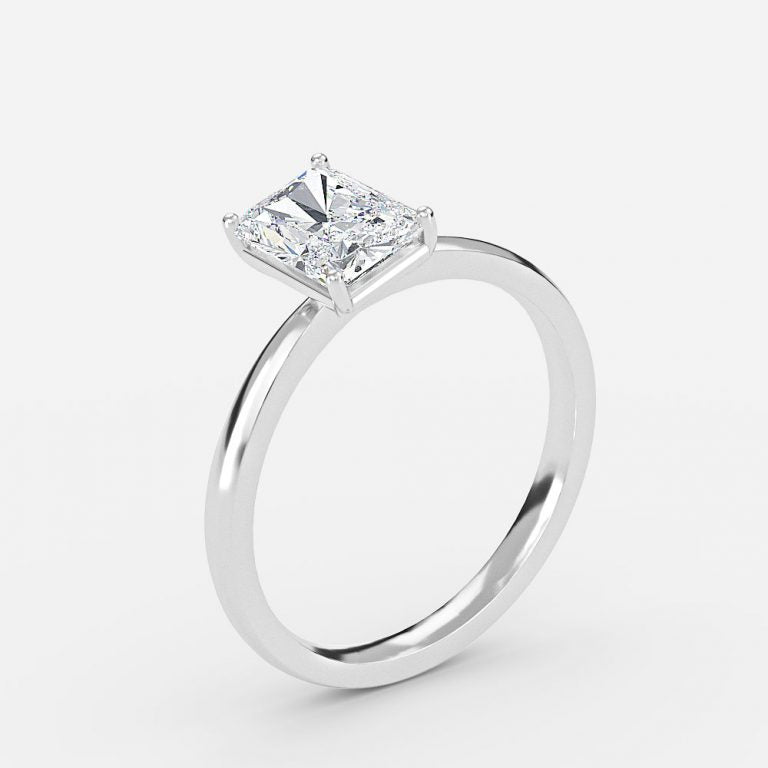 Esme Radiant Solitaire Lab Grown Diamond Engagement Ring