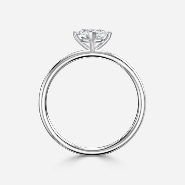 Adaya Marquise Solitaire Lab Grown Diamond Engagement Ring