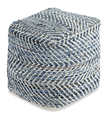 Chevron-Pouf