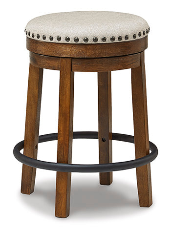 Valebeck Upholstery Swivel Stool (1/CN)