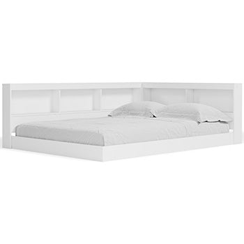 Piperton Bookcase Storage w/Side Rail