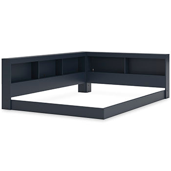 Simmenfort Bookcase Storage w/End Panel