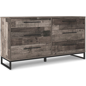 Neilsville Six Drawer Dresser
