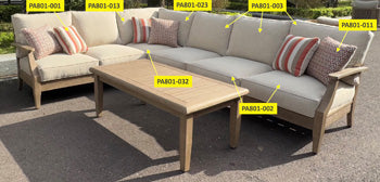 Clare View Corner Seat Cushion