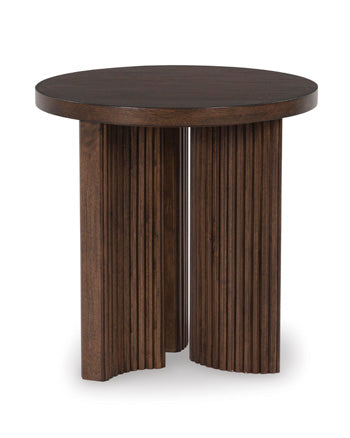 Korestone-Round-End-Table