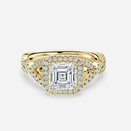 Victoria-Asscher-Diamond-Band-Engagement-Ring