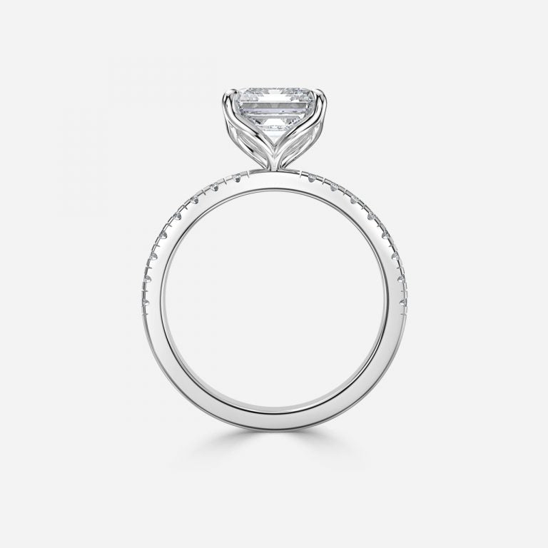 Nhẫn đính hôn kim cương Moonlight Asscher