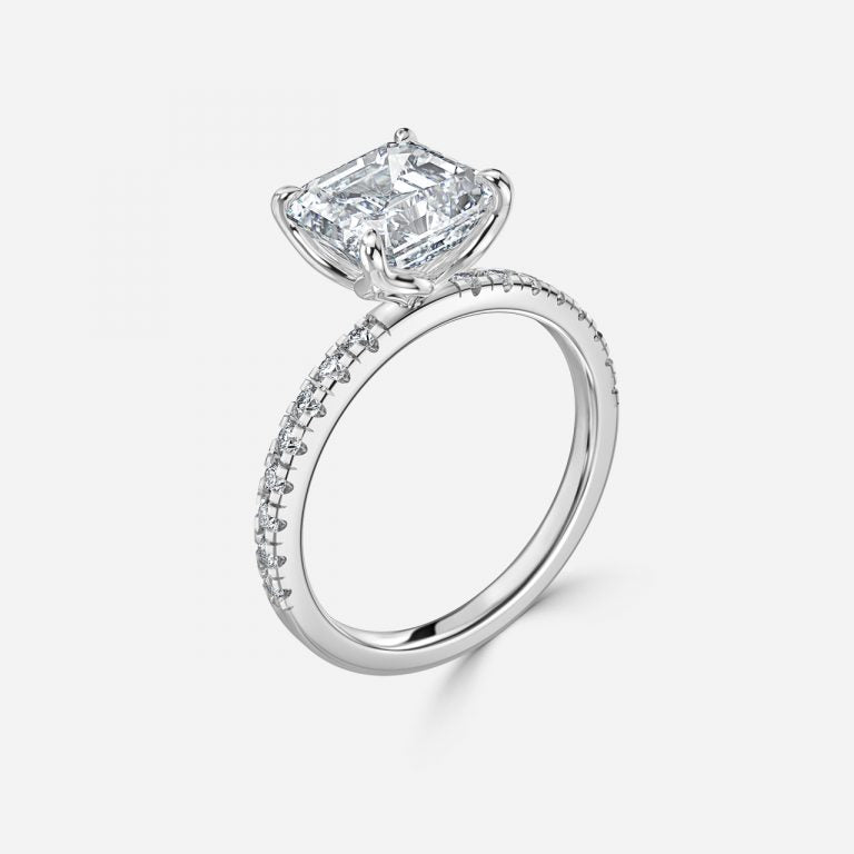 Nhẫn đính hôn kim cương Moonlight Asscher