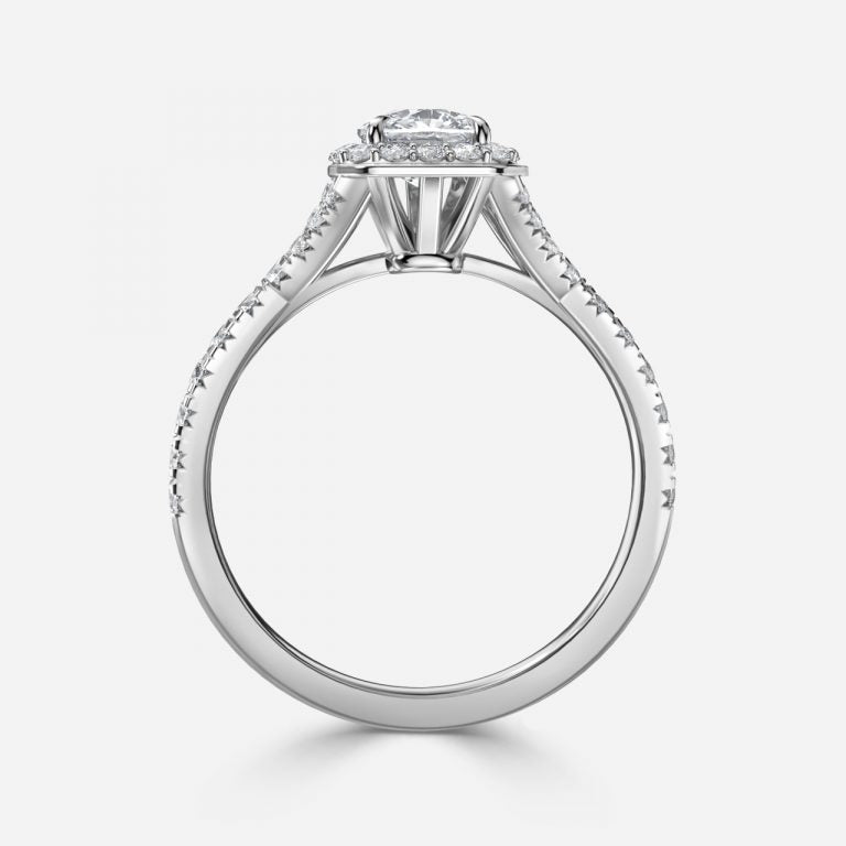 Chelsea Cushion Halo Lab Grown Diamond Engagement Ring