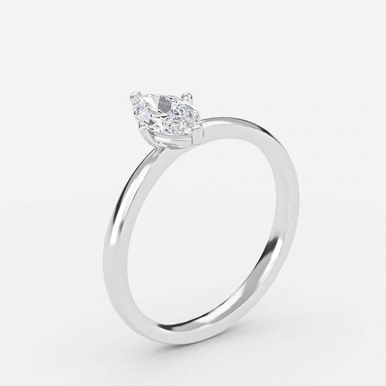 Esme Marquise Solitaire Lab Grown Diamond Engagement Ring