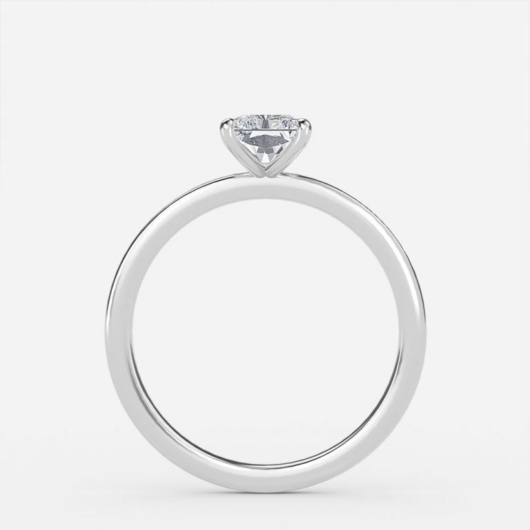 Jiani Radiant Solitaire Lab Grown Diamond Engagement Ring