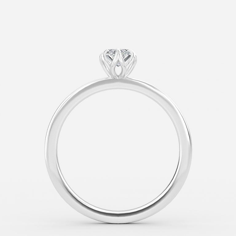 Kolm Marquise Solitaire Lab Grown Diamond Engagement Ring