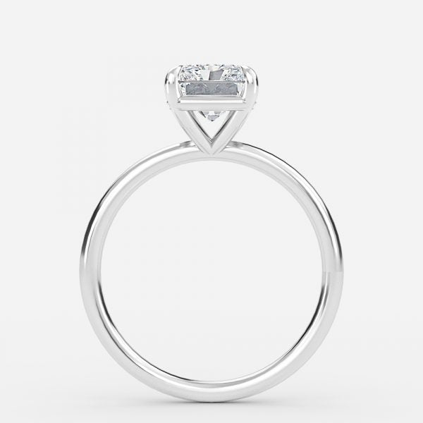 Adriana Radiant Solitaire Lab Grown Diamond Engagement Ring