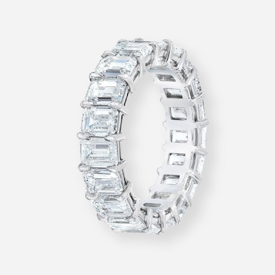 Classic Emerald Eternity Band