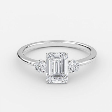 Jemima-Emerald-Three-Stone-Lab-Grown-Diamond-Engagement-Ring