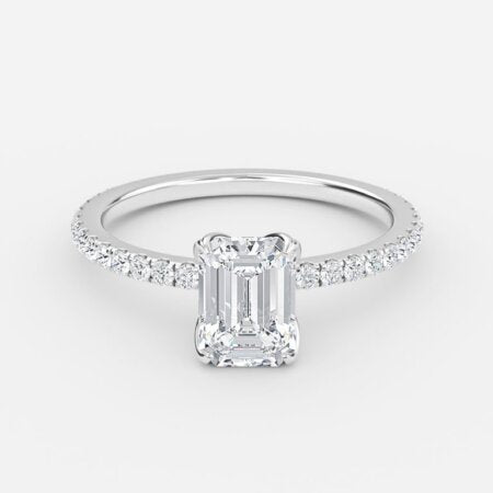 Moonlight-Emerald-Diamond-Band-Engagement-Ring