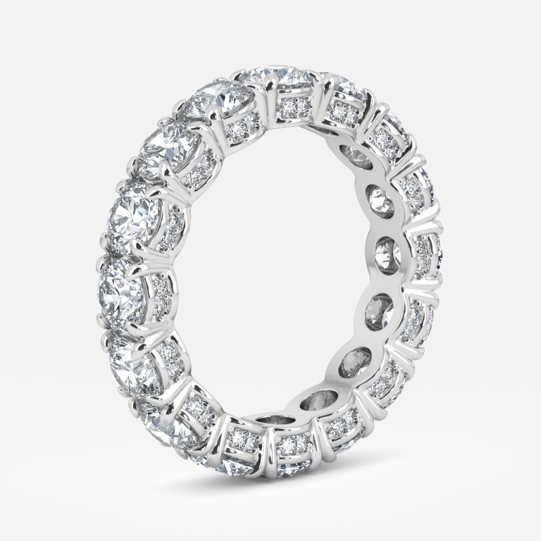 Round Diamonds Eternity Band