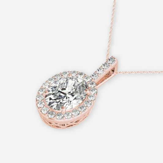 4-Prong-Oval-Lab-Diamond-Halo-Pendant