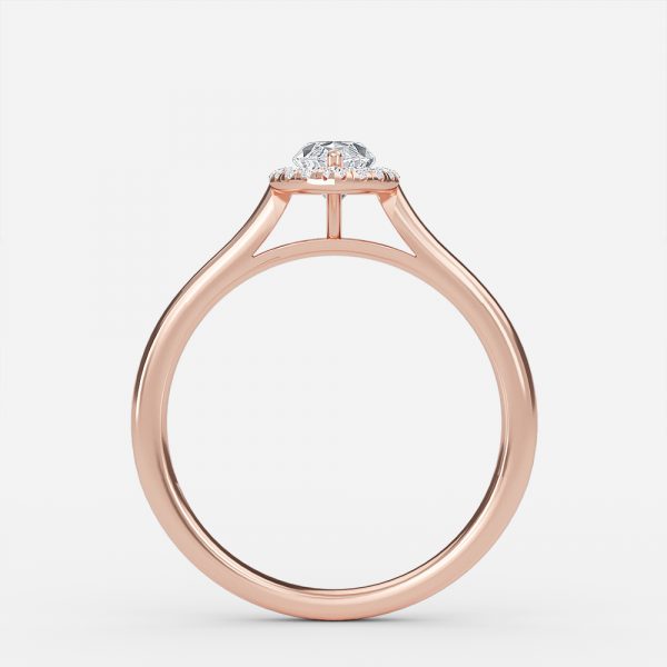 Levi Marquise Halo Lab Grown Diamond Engagement Ring