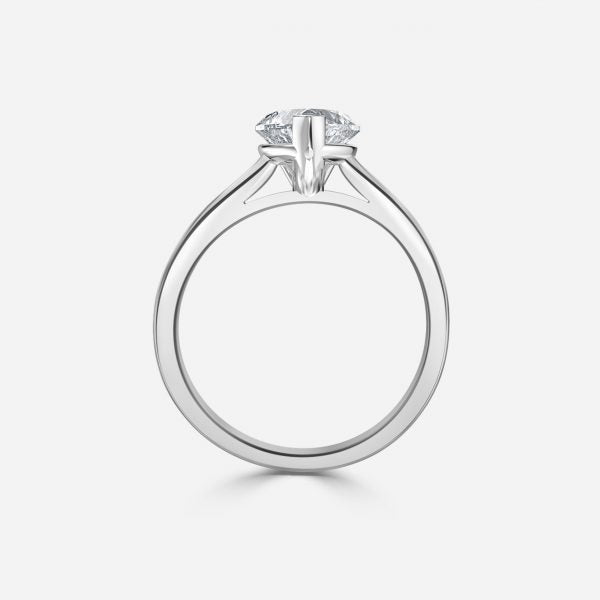 Florian Heart Lab Created Diamond Solitaire Engagement Ring