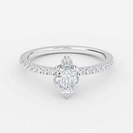 Moonlight-Marquise-Diamond-Band-Engagement-Ring
