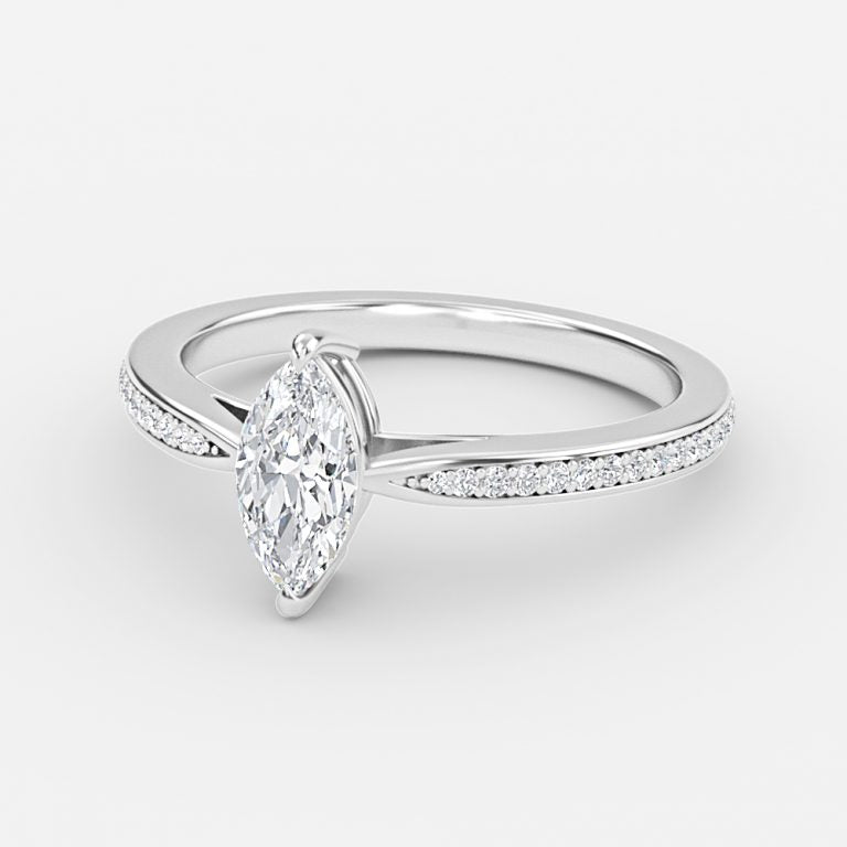 Nhẫn đính hôn kim cương Fior Marquise
