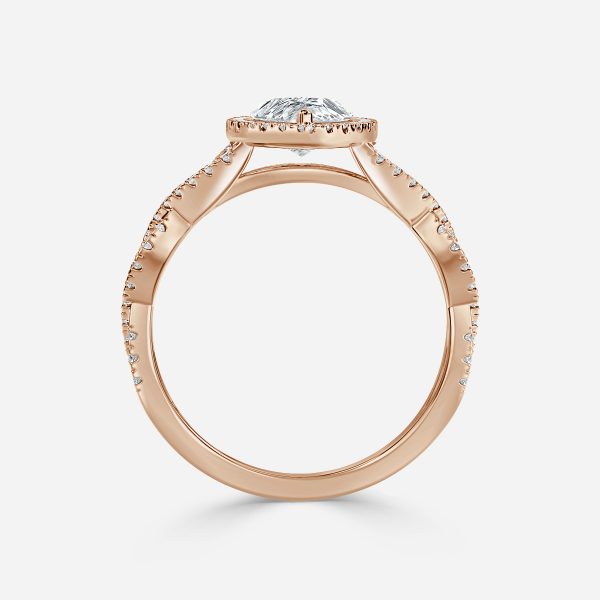 Victoria Marquise Diamond Halo Engagement Ring