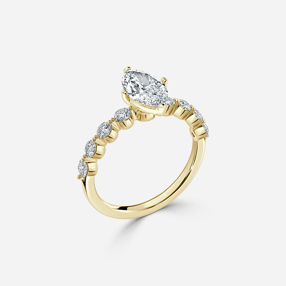 Nhẫn đính hôn kim cương độc đáo Vivian Marquise