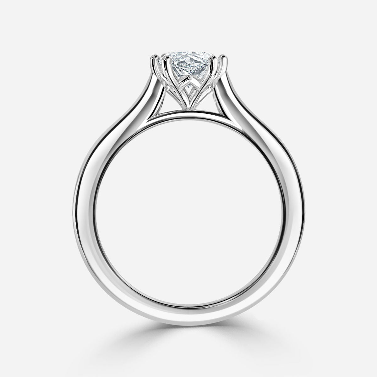 Nhẫn đính hôn kim cương nhân tạo Nimi Marquise Solitaire