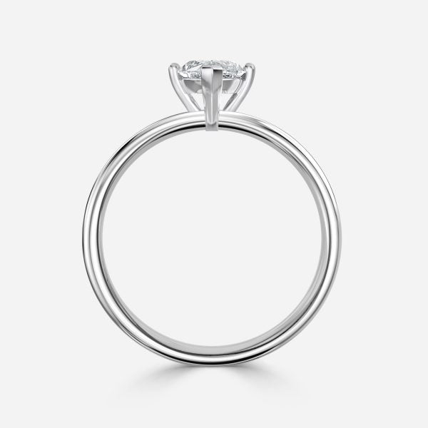 Celtic Marquise Solitaire Lab Grown Diamond Engagement Ring