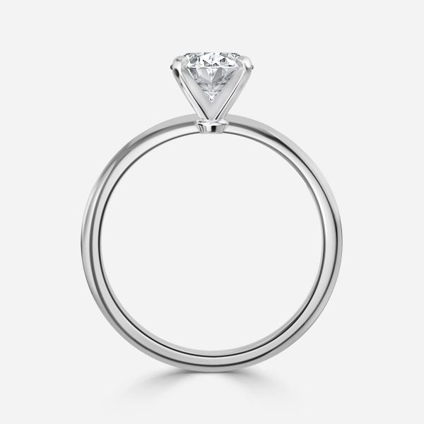 Alika Oval Solitaire Lab Grown Diamond Engagement Ring