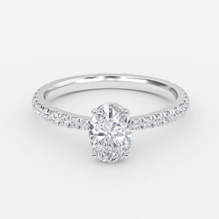 Crown-Oval-Diamond-Band-Engagement-Ring