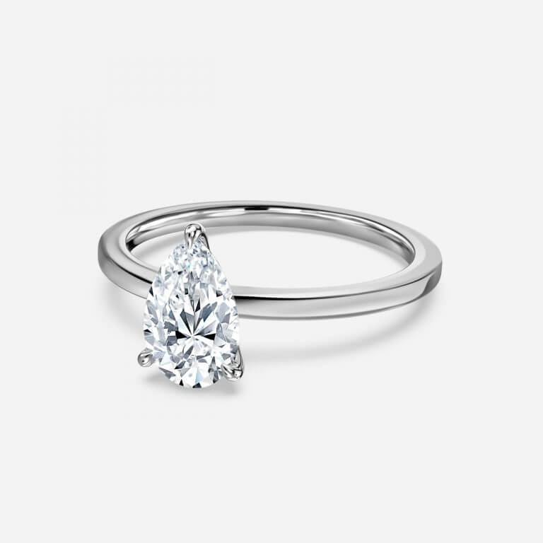 Nhẫn đính hôn Jiani Pear Solitaire