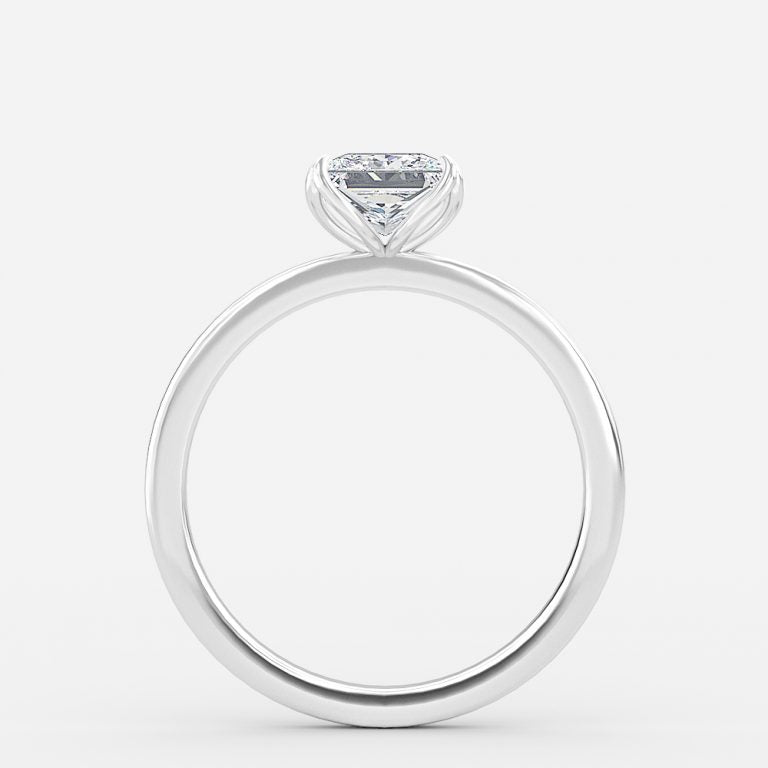 Nhẫn đính hôn kim cương nhân tạo Kolm Princess Solitaire