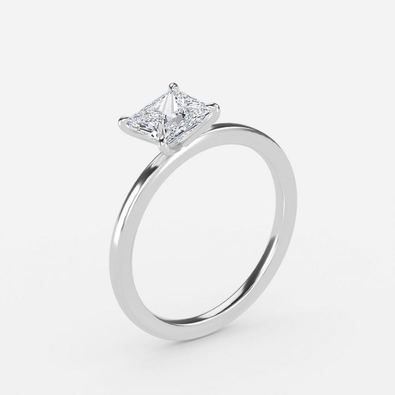 Jiani Princess Solitaire Lab Grown Diamond Engagement Ring
