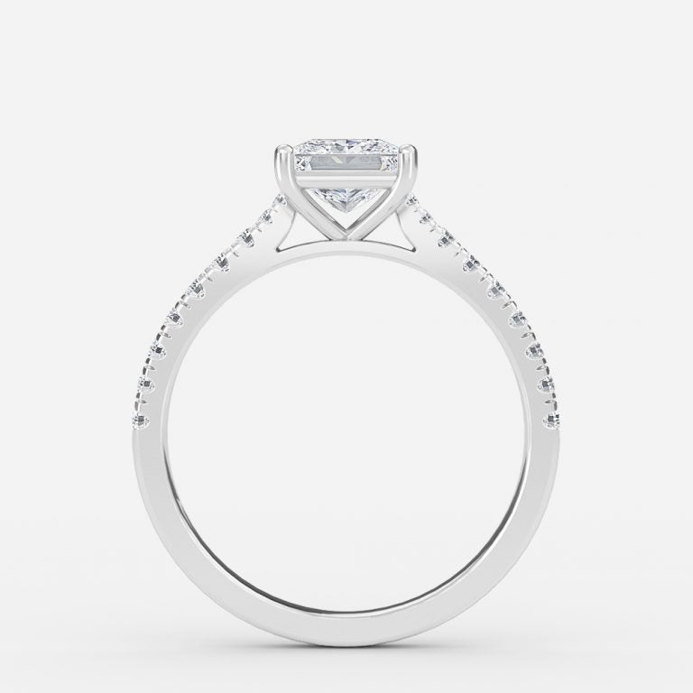 Aradia Princess Diamond Band Engagement Ring