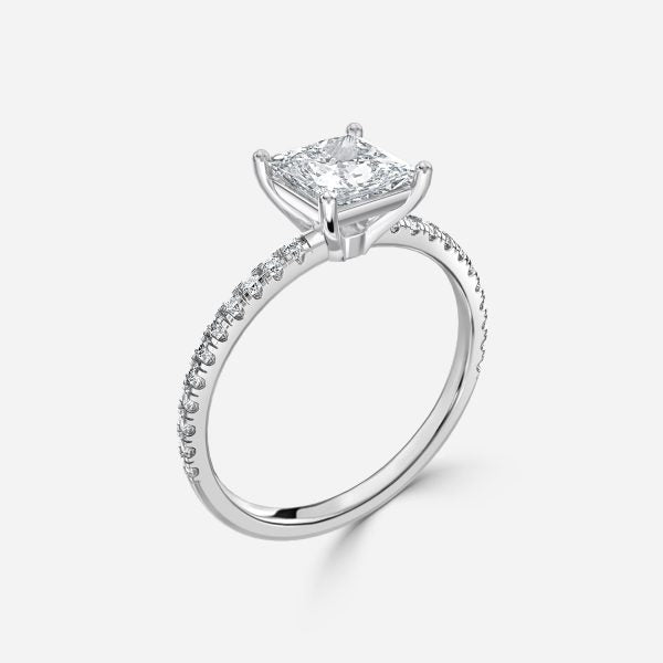 Nhẫn đính hôn kim cương công chúa Luz De La Luna