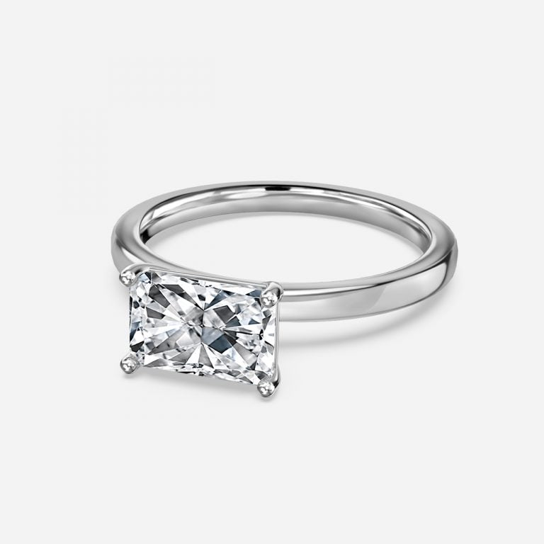 Demi Radiant Solitaire Lab Grown Diamond Engagement Ring