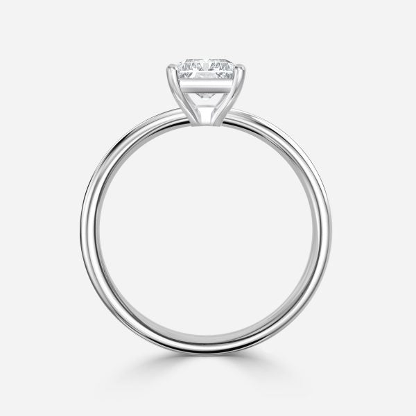 Celtic Radiant Solitaire Lab Grown Diamond Engagement Ring