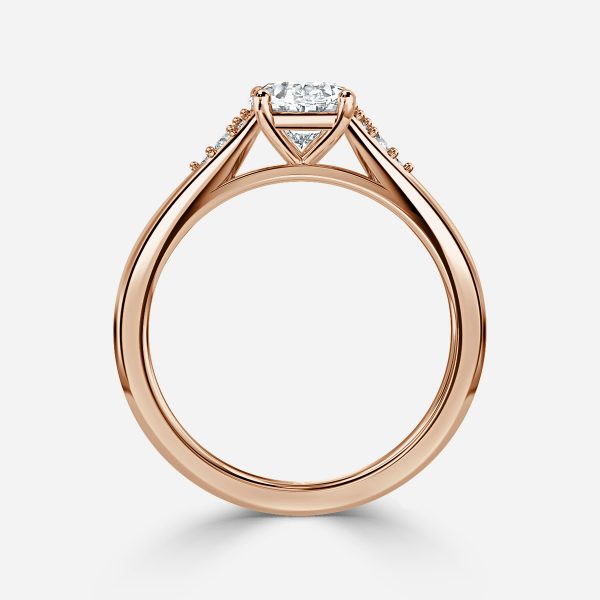 Anastasia Oval Three Stone Lab Grown Diamond Engagement Ring