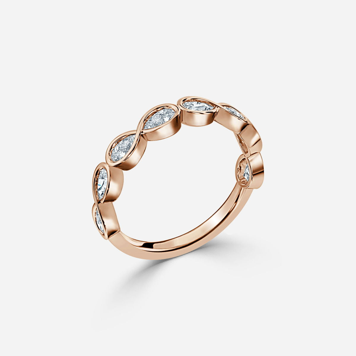 Pear Shaped Diamond Wedding Ring