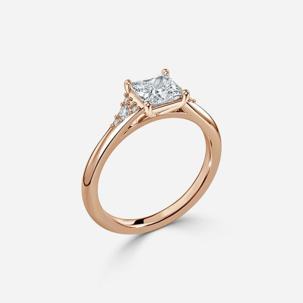 Anastasia Princess Three Stone Lab Grown Diamond Engagement Ring