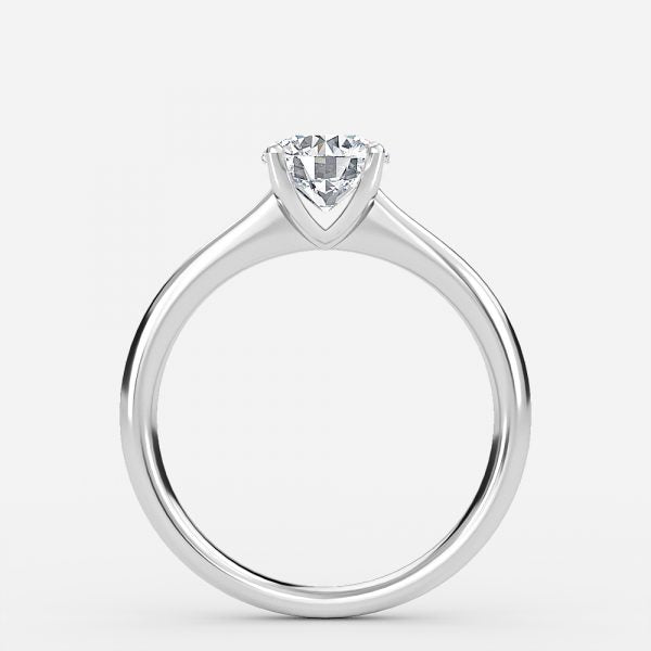 Catalina Round Lab Created Diamond Solitaire Engagement Ring