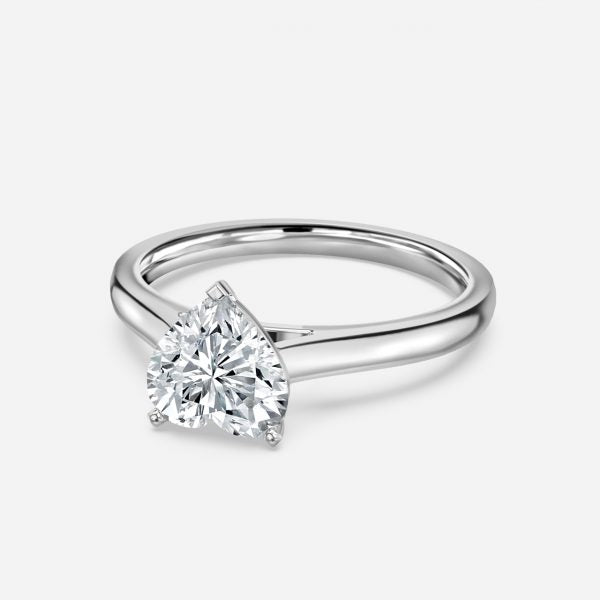 Arya Heart Lab Created Diamond Solitaire Engagement Ring